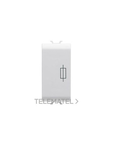 PORTAFUSIBLE 16A 250V CA 1 MÓDULO BLANCO