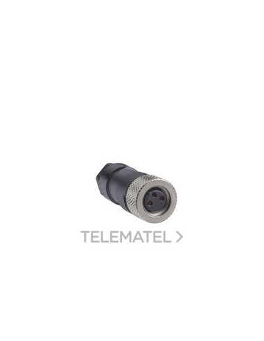 CONECTOR M8 HEMBRA RECTO 3B