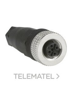 CONECTOR XZCC12FDM40B M12 RECTO