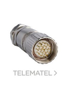 CONECTOR M23 MACHO RECTO
