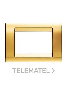 PLACA 3MOD.COLOR ORO VIEJO PLAYBUS