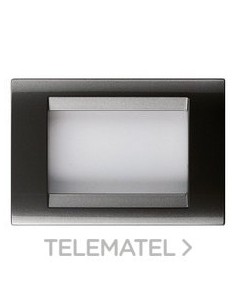 PLACA 2 MOD.GRIS PIZARRA PLAYBUS