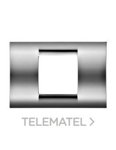 PLACA 2MOD.CROMO SOFT PLAYBUS