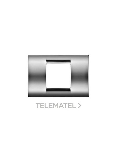 PLACA 2MOD.CROMO SOFT PLAYBUS