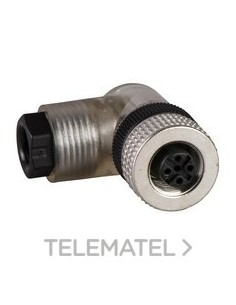 CONECTOR M12 HEMBRA 2 LED