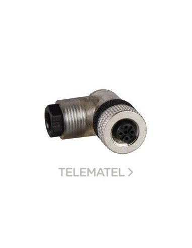 CONECTOR M12 HEMBRA 2 LED