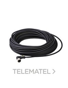 CONECTOR HEMBRA M12 ACODADO 15m