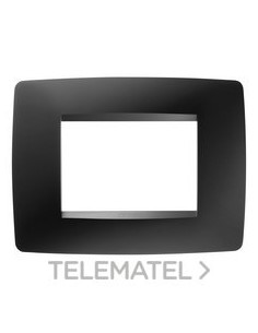 PLACA ONE 3M NEGRO SATINADO