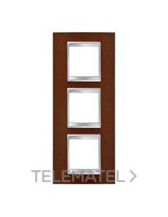 PLACA LUX INT.2+2+2M V.ACERO CORTEN