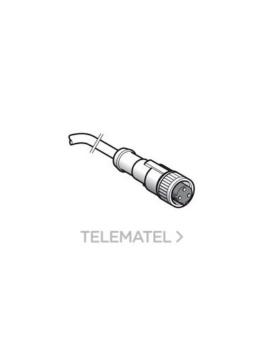 CONECTOR 1/2" 20UNF RECTO