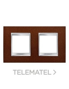 PLACA LUX INT.2+2 M HO.ACERO CORTEN