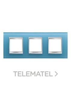 PLACA LUX INT.2+2+2M H.CRISTAL AGUA MAR.