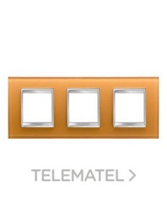 PLACA LUX INT.2+2+2M HO.CRISTAL OCRE