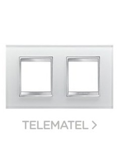 PLACA LUX INT.2+2M HO.CRISTAL HIELO