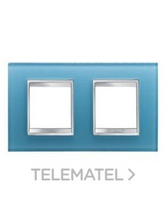 PLACA LUX INT.2+2M H.CRISTAL AGUA MARINA