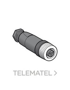 CONECTOR 1/2" 20UNF RECTO