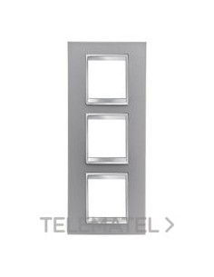 PLACA LUX INT. 2+2+2M V. TITANIO