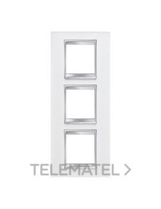 PLACA LUX INT. 2+2+2M V. PIEL BLANCO
