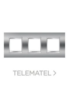 PLACA LUX INT. 2+2+2M HO. CROMO