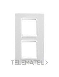 PLACA LUX INT. 2+2P V.71 MONOCHROMO BLA.