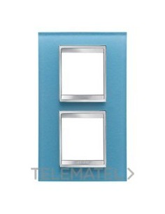 PLACA LUX INT.2+2M V.71 CRISTAL AGUA M.