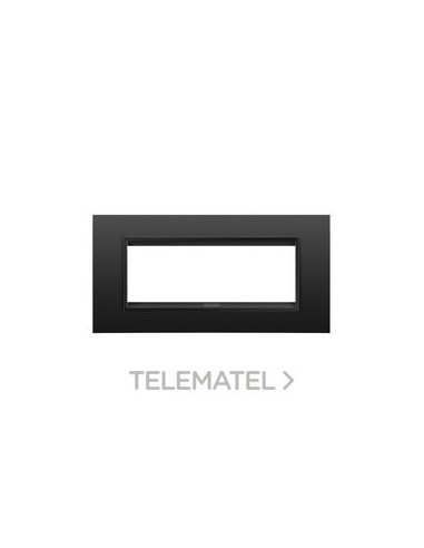 PLACA LUX 6 MOD.METAL NG SAT.MONOC.