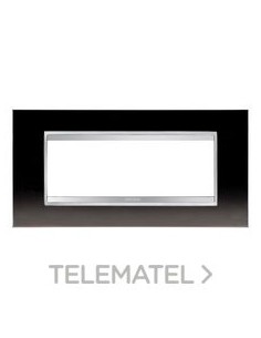 PLACA LUX 6M ACERO PAVONADO