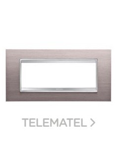 PLACA LUX 6M METAL ALUMINIO CEPILLADO