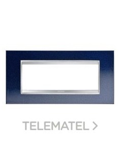 PLACA LUX 6M METAL AZUL CHIC