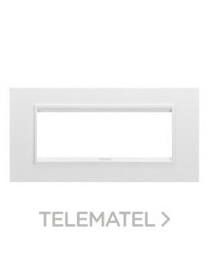 PLACA LUX 6 MÓDULOS BLANCO MONOCROMO