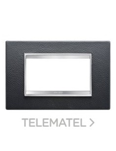 PLACA LUX 4M PIEL NEGRO