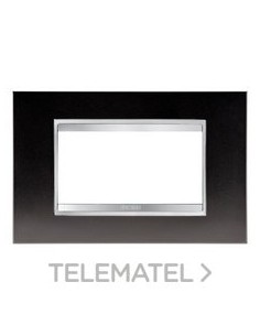 PLACA LUX 4M ACERO PAVONADO