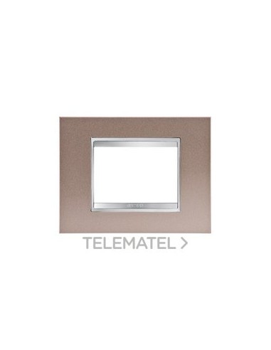 PLACA LUX 3 M METAL.BRONCE PERLA