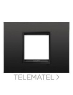 PLACA LUX 2 MOD.METAL NG SAT.MONOC.