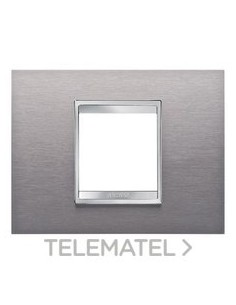 PLACA LUX 2 M INOX CEPILLADO