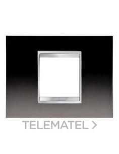 PLACCA LUX 2 M METAL ACERO PAVONADO