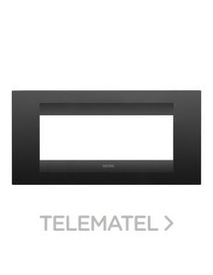 PLACA GEO 6M NEGRO SATINADO