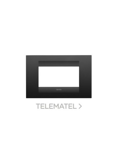 PLACA GEO 4M NEGRO SATINADO