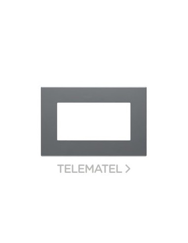 PLACA DOBLE GRIS OSCURO DAHLIA