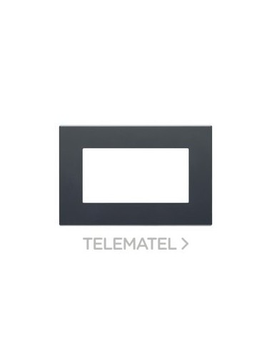 PLACA DOBLE GRIS ANTRACITA DAHLIA