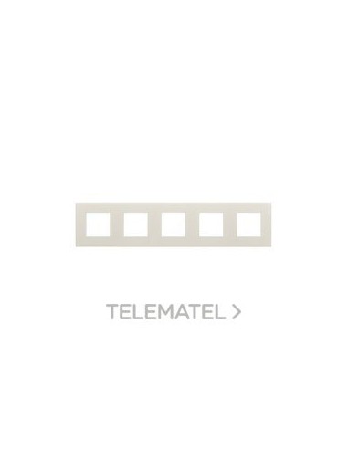 PLACA DAHLIA P. 5 MECANISMOS MARFIL