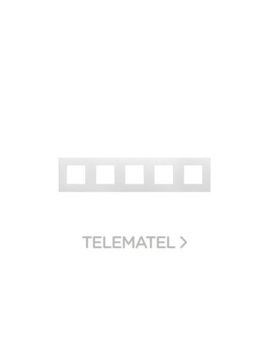 PLACA DAHLIA P. 5 MECANISMOS BLANCO