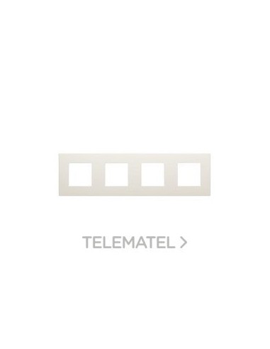 PLACA DAHLIA P. 4 MECANISMOS MARFIL