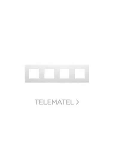 PLACA DAHLIA P. 4 MECANISMOS BLANCO