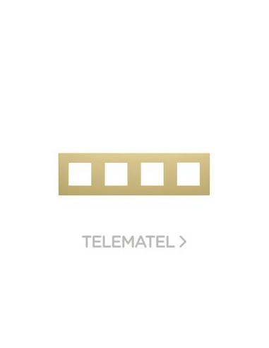 PLACA DAHLIA P. 4 MECANISMOS CREMA