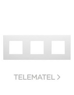 PLACA DAHLIA P. 3 MECANISMOS BLANCO