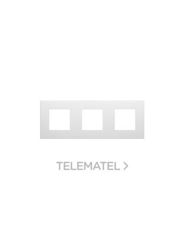 PLACA DAHLIA P. 3 MECANISMOS BLANCO