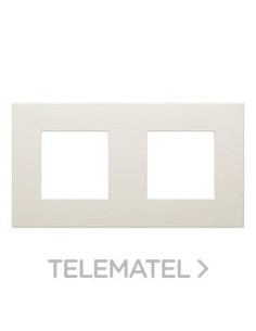 PLACA DAHLIA P. 2 MECANISMOS MARFIL