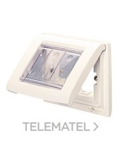 PLACA IP55 4 MODULOS BLANCO PLAYBUS