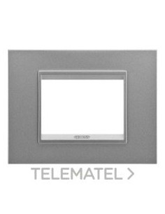 PLACA 6M LUX MET. ALUMINIO MONOCROMO
